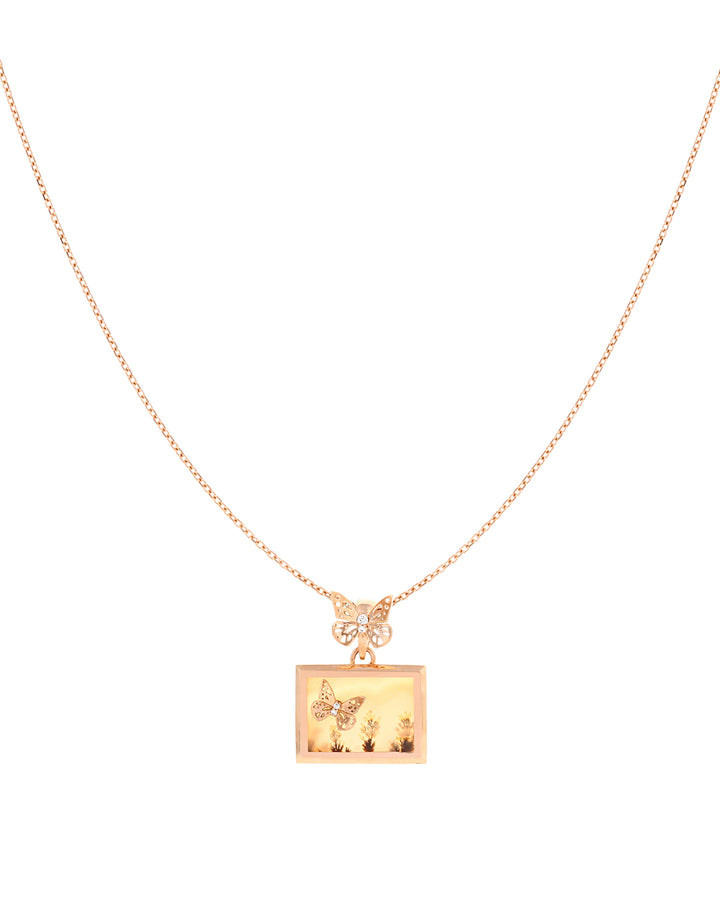 A Dark Fairytale Necklace - Rectangular