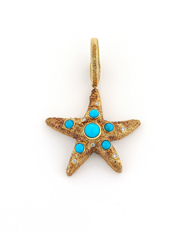 The Golden Starfish Charm