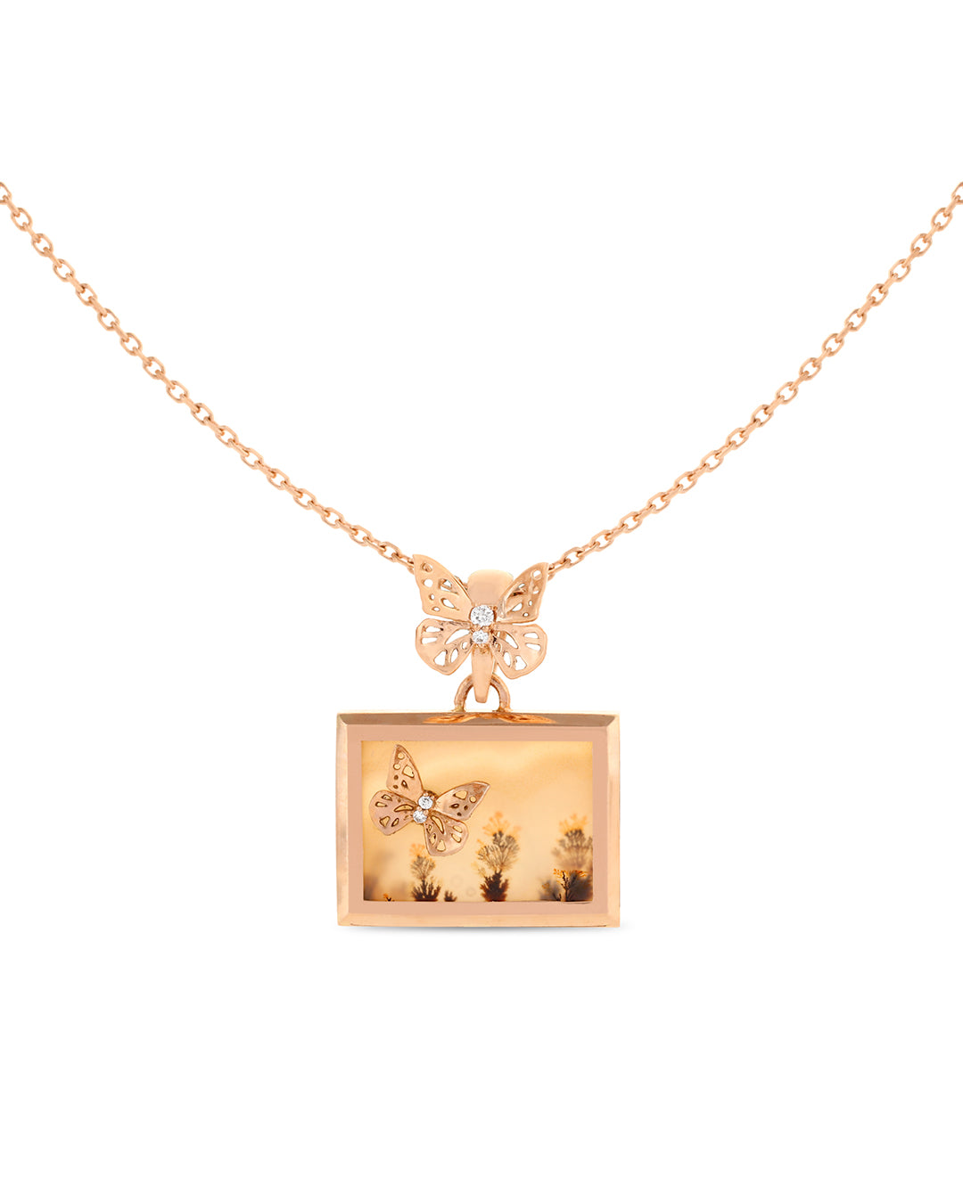 A Dark Fairytale Necklace - Rectangular