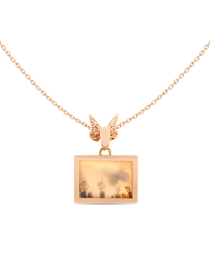 A Dark Fairytale Necklace - Rectangular