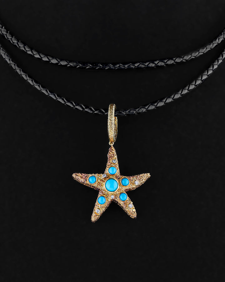 The Golden Starfish Charm