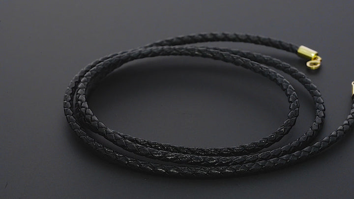 Woven Leather Necklace